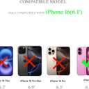 Watercolor Christmas Tree Phone Case Compatible with iPhone 16, Aesthetic Christmas Phone Case for iPhone 16, Cool TPU Shockproof Case Cover