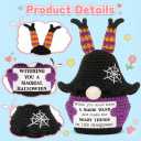 Get Well Gifts for Women Men, Handmade Crochet Healing Witch Cute Decor, Inspirational Motivational Encouragement Thinking of You Gift, After Surgery Recovery Cancer Care Feel Better Soon Decor