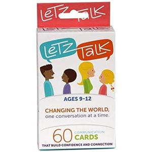 Conversation Cards for Kids Age 9-12 - Communication Cards to Build Confidence & Emotional Intelligence, Family Conversations Game for Kids and Adults - Therapy Tool - Easter Basket Stuffer