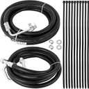 SUB6050 Rear Auxiliary AC Hoses Set, Rear AC Line Set replacement for Cadillac Escalade ESV Chevrolet Suburban GMC Yukon XL 2000-2006,Replace SUB6050