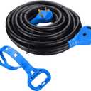 Miady 30ft 30Amp Heavy Duty RV Extension Cord, Easy Unplug Design with Cord Organizer, 10 Gauge, ETL Listed