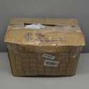 Bedsure Queen Pillows Set of 2, Luxury Hotel Firm Pillows for Sleeping, Decoration Strip Diamond Design Cover, Fluffy Original Down Alternative Filling for Side, Back or Stomach Sleepers (Grey)