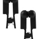 Ear Clip Electrode Rubber Black Compatible for Tens 7000 & Standard Tens Units, Reusable Ear Clip Accessory, 1 Pair