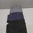 3 Pack Fleece Lined Leggings Women with Pockets -Warm Winter Yoga Pants for Women Thermal Running Workout Leggings (Large-X-Large, Black/Grey/Navy)