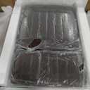 IDEALHOUSE Bar Stools Set of 2 w/Back & Footrest, Counter Height Bar Stools Set of 2 with Thick Cushion & Thickened Metal Legs, Upholstered Counter Height Bar Stools for Island, Counter BarBrown