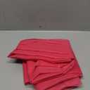 Lecloud Hot Pink Sheer Curtains 72 Inches Long 2 Panels, Solid Voile Light Filtering Living Room Curtains for Bedroom, Rod Pockets Window Treatment Transparent Airy Drapes, Each Panel 42" W x 72" L