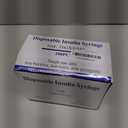 100 Pack 1ml Syringes with Needle - 27G 1/2 inch Disposable 1cc Luer Lock Syringe for Scientific Lab Use, Sterile Individually Wrapped