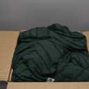 Litanika California King Comforter Set Dark Emerald Green, 3 Pieces Cal King Oversized Chevron Boho Tufted Forest Green Bedding Comforter Sets, Fluffy Bed Set