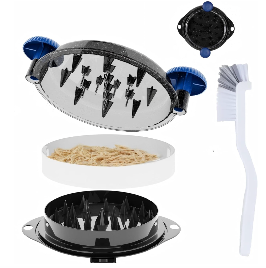 Chicken Shredder Tool Twist Pro  Large Meat Shredder for Chicken Breast, Pulled Pork, Beef with Upgraded Stainless Steel Spikes BPAFree Kitchen Essentials Gadgets