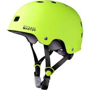 OutdoorMaster Skateboard Cycling Helmet - Two Removable Liners Ventilation Multi-Sport Scooter Roller Skate Inline Skating Rollerblading for Kids, Youth & Adults (X-Small)