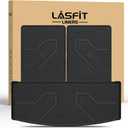 LASFIT Trunk & Backrest Mat for Ford Explorer 2020-2025, Custom Fit All Weather Protector TPE One-Piece Design Easy Installation Trunk with Seatback Mat, 1pc Black