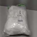 RYB HOME White Curtains Sheer - Linen Texture Sheer Window Covering, Light & Airy Translucent Panels for Bedroom Living Room Patio Glass Door, 52 inch Width x 95 inch Length, Set of 2