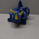 DearSun 3D Triceratops Plush Basket Easter Egg Hunting Basket, Cute Animal Plush Baskets for Easter Decorations Party Supplies Candy Gifts Storage, Blue