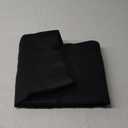 NICETOWN Halloween Pitch Black Solid Thermal Insulated Grommet Blackout Curtains/Drapes for Bedroom Window (2 Panels, 42 inches Wide by 63 inches Long, Black)