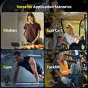 Magnetic Phone Holder for Gym, Strong Magnetic Phone Mount, 360 Rotation Cell Holder Compatible with Magsafe iPhone, Gym Essentials Accessories for Workouts