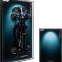 Display Wallboard for Lego Technic Mercedes F1 W14 E Performance Model Car 42171,Display Board with LED Lights, Adult Collectibles Wall Mount, Gift Idea, Home Decor(No Car Included)