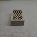 Mela Artisans Wooden Keepsake Box | Whitewash Mango Wood Memory & Photo Storage Box with Hinged Lid | Decorative Storage Box | Large | 9x6x3.5 Inch