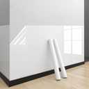 Yootiko 2 Pcs Wall Protector Clear Contact Paper Electrostatic Absorption Wall Protective Film Removable Walls Covering Oil Proof Waterproof Back Splash Protectors (Widen, 17.73INx788IN)