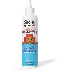 Emergency Dematter Cream for Dogs  Dematting Cream for Goldendoodles, Poodles & Doodles, Helps Remove Tight Mats & Tangles, Apply Wait Brush Technique, At-Home Grooming  8 oz