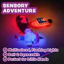 Tub Works Ocean Rescue Vehicles Light Up Bath Toys, 6 Pack | Water-Activated Light Up Toys Flash & Change Color | Easy-Grip Baby & Toddler Bath Toys | Sensory Toys with Bath Lights for Kids Bath