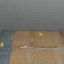 DUMOS Small Standing Desk Mobile Portable Rolling Laptop PC Table on Wheels Adjustable Height Computer Workstation for Home Office, 19 Inch, Modern White