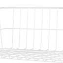 Whitmor White Wire Shelf Basket