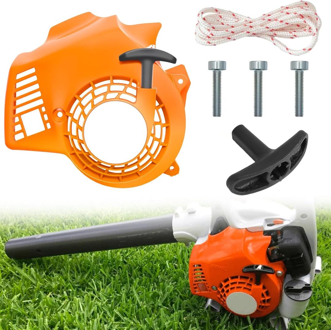 Recoil Pull Start Starter Assembly Compatible with Stihl BG50 Handheld Leaf Blower, Replacement for 4229-080-2107 (4229 080 2107)