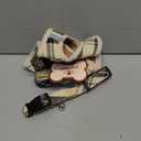 PUPTECK Adjustable Dog Harness Collar and Leash Set Step in No Pull Pet Harness for Small Medium Dogs Puppy and Cats Outdoor Walking Running, Soft Mesh Padded Reflective Vest Harnesses, Beige L (L (CHEST 18"-20"))