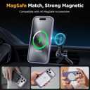 Miracase Magnetic for iPhone 17 Pro Max Case with Screen Protector [Compatible with MagSafe] Slim Thin Phone Case Military-Grade Protected for 17 ProMax Cover Bumper 6.9", Purple