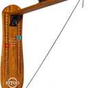 Ring Toss Game for Adults, Outdoors Games, Hook and Ring Game with Foldable Arm (WOOD)