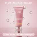 Collagen Night Wrapping Mask, Collagen Overnight Glass Skin Peel Off Face Mask, Elasticity & Hydration Care, Restored Balance & Ongoing Renewal, All Skin Types Skincare (2.53 fl.oz)
