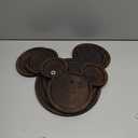 Mouse Wood Cupcake Stand 3 Tier for Birthday Party Decorations Mouse Ears Wooden Serving Tray Decorative Tiered Tray Party Supplies