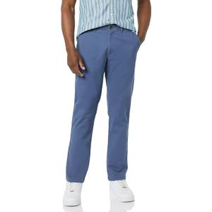 Amazon Essentials Men's Athletic-Fit Casual Stretch Chino Pant (44W x 34L, Dark Blue)