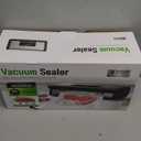 95kPa Vacuum Sealer Machine, Fully Automatic Food Sealer, Touch Display, 10-in-1 Functions & Powerful Sealing System with Double Heat Seal, Easy-Lock Handle, Built-in Cutter(Black Silver)