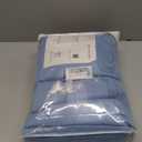 KEQIAOSUOCAI Dusty Blue Pinch Pleated Curtains 132 Inches Long Room Darkening Draperies Luxury Decor for Living Room Nursery (Stone Slate Blue 40x132 Inch 2 Panels)