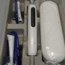 Oral-B iO Deep Clean + Whiten Rechargeable Electric Toothbrush with Visible Pressure Sensor, 2 Minute Timer, 5 Cleaning Settings, 1 iO5 Limited, 3 Toothbrush Heads, Travel Case & Refill Holder, White