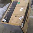 Midea WHD-113FB1 Double Door Mini Fridge with Freezer for Bedroom Office or Dorm with Adjustable Remove Glass Shelves Compact Refrigerator, 3.1 cu ft, Black