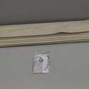 UNISHADES 100% Blackout No Tools No Drill Cordless Roman Shades for Windows, Size 27 3/4" W 60" H (for Windows 28" W 60" H) Blackout - Beige