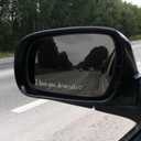 4 x Rearview Mirror Sticker I Love You Drive Safe 3PCS Vinyl Car Decal Interior Mirror Accessories Drive Safe Message (Silver)