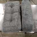 MAXYOYO Folding Sofa Bed, Convertible Sleeper Chair with Pillow Foldable Mattress with Back Support, Portable Fold Out Chair Bed Comfy Floor Sofa Lounge for Living Room Bedroom, Dark Grey, Single