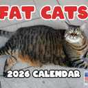 Fat Cat Calendar 2026 Monthly Wall Calender 12 Month | American Made In The USA
