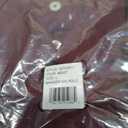 Red Maroon Short Sleeve Beach Grunge Polo Shirt Mens Large