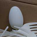 350 Pcs Cream White Scalloped Paper Plates Shell Edge Disposable Tableware Cocktail Napkins Cups Plastic Spoons Forks Knives for Wedding Baby Shower Picnic Birthday Party Supply for 50 Guests