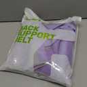 Back Brace for Lower Back Pain Women with 9X Support System, Ergonomic Lumbar Support for Pain Relief, Breathable Mesh Design with 3D Silicone Pad for Sciatica,Purple Size XL (Waist: 39.4"-47.6")