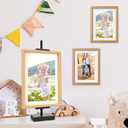 18 Steel Adjustable Tabletop Easel Stand,Picture Frame Stand for Display,Decorative Stands for Photos,Plates,Painting,Artwork,Poster,Books (Black, 18 in)