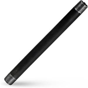 Supply Giant QDCM1048 48" Long Pre-Cut Black Steel Pipe with 1" Nominal Size Diameter