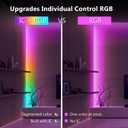 2 x dalattin BGRIC 32.8ft LED Strip Lights for Bedroom, 5050 Smart LED Lights with Multiple Colors on One Line, Works with App & IR Remote, Music Sync for Room Decor Party Gaming