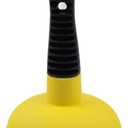 Mini Sink & Drain Plunger with Short Handle - Heavy-Duty Rubber Cup & Ergonomic Grip for Powerful Suction, Unclog Slow Drains in Sinks, Tubs, Showers, Bathrooms, Kitchens, Compact, Space-Saving Design