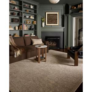 Loloi Newman Collection NEW-01 Taupe/Bone 7'-10" x 10'-2" .37" Pile Height, Area Rug, Soft, Durable, Non-Shedding, Easy Clean, Rug for Living Room