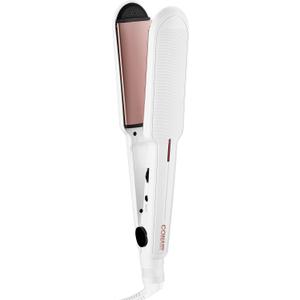 Conair Double Ceramic Flat Iron, 1 1/2-inch , White